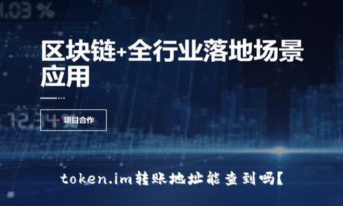token.im转账地址能查到吗？
