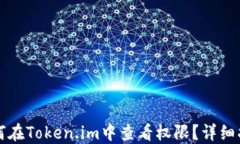 如何在Token.im中查看权限？详细指南