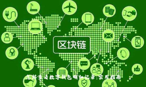 怎样查看数字钱包明细记录：实用指南